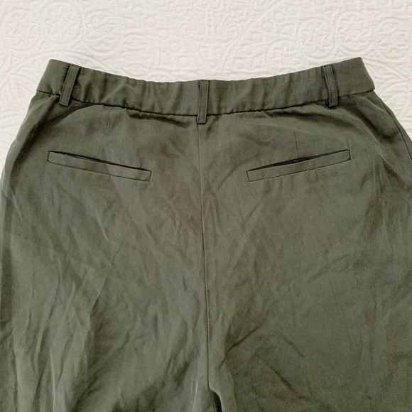 Vetta Capsule Wide Leg Trousers, Olive (Limited Edition) - Picture 4 of 6